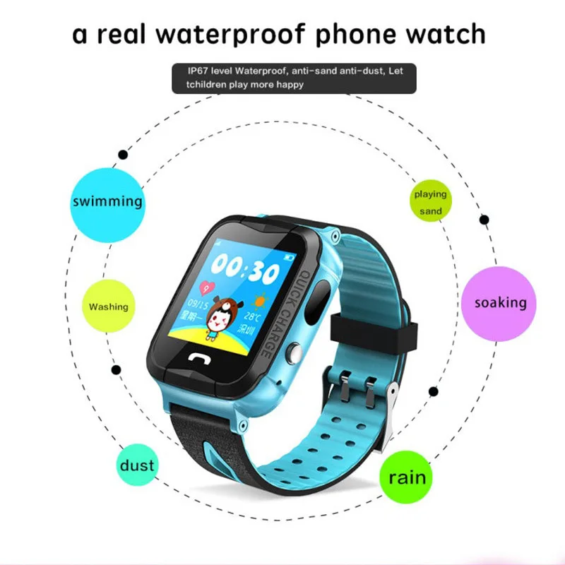 NEW V6G GPS Kids Watches Baby Smart Watch for Children SOS Call Location Finder Locator Tracker Anti Lost Monitor Smartwatch