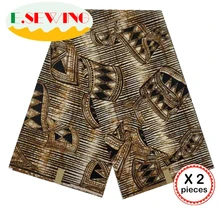 Настоящий голландский настоящий воск ткань Анкара африканская ткань 12 ярдов Хлопок Воск Принт Гана Нигерия для африканских платьев пэчворк 01