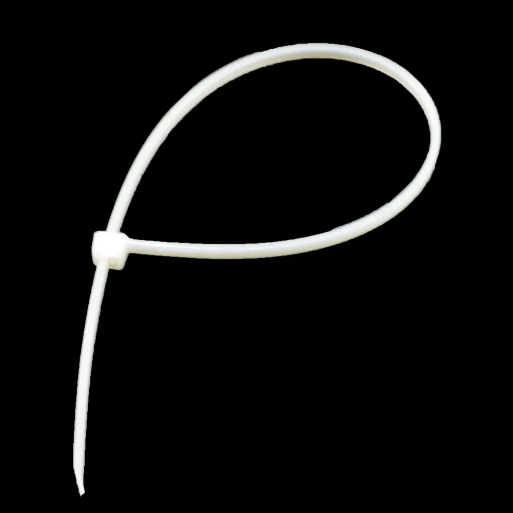 RT-CT-2.5x200-White 100 шт нейлоновые кабельные стяжки самоблокирующиеся белые черные кабельные стяжки 2,5*100 2,5*200 3,6*150 3,6*200 4,8*200 4,8*300 - Цвет: RT-CT-2.5x200-White