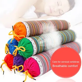

Cervical Care Pillow Wormwood Padding Neck Cushion Support Pain Relief Protector Aiyewormworm Warm and Cool Cold Cervical Pillow