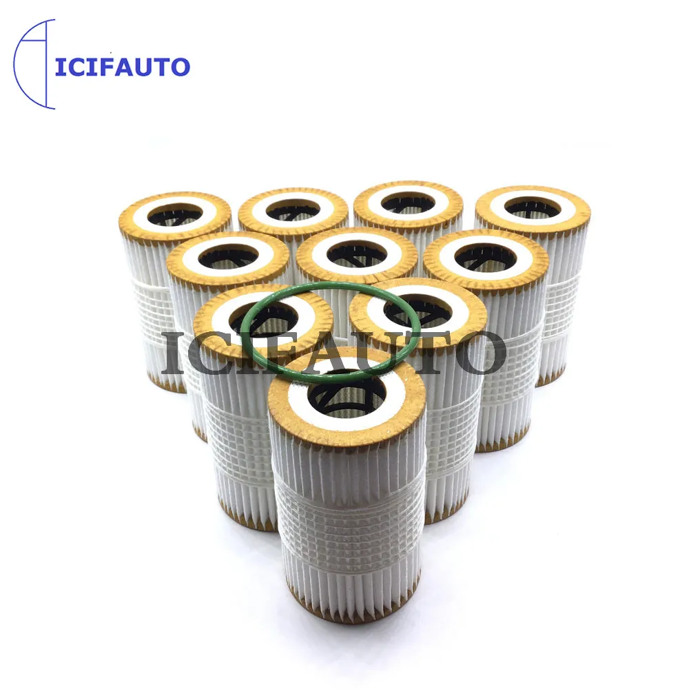 

10 X New Engine Oil Filter with Gasket for Audi A5 A6 A7 A8 Q7 3.0T 06E115562H 06E 115 562 H