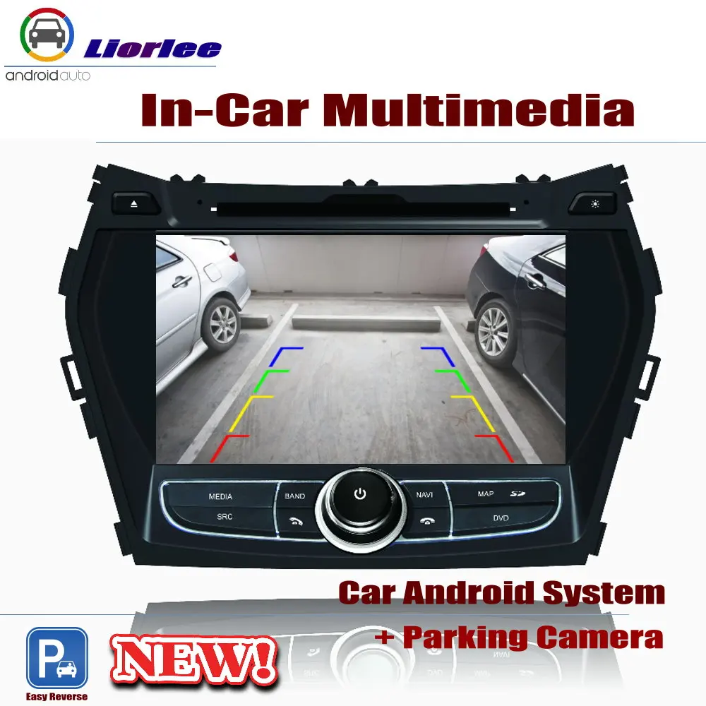 Для Hyundai Maxcruz 2013 ~ 2018 автомобильный DVD плеер GPS навигация Android 8 Core A53 процессор IPS ЖК