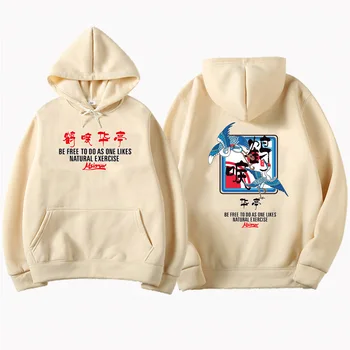 

Harajuku Japanese printing Cranes Fleece Velvet Winter Thicken Hoodies Streetwear Mens Hip Hop Pullover Sweatshirts