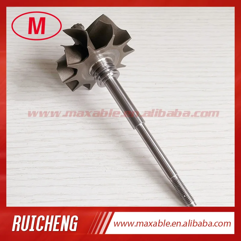TD05H 49.1X56mm 5+5 blades turbo wheel/ turbine shaft&wheel for turbocharger