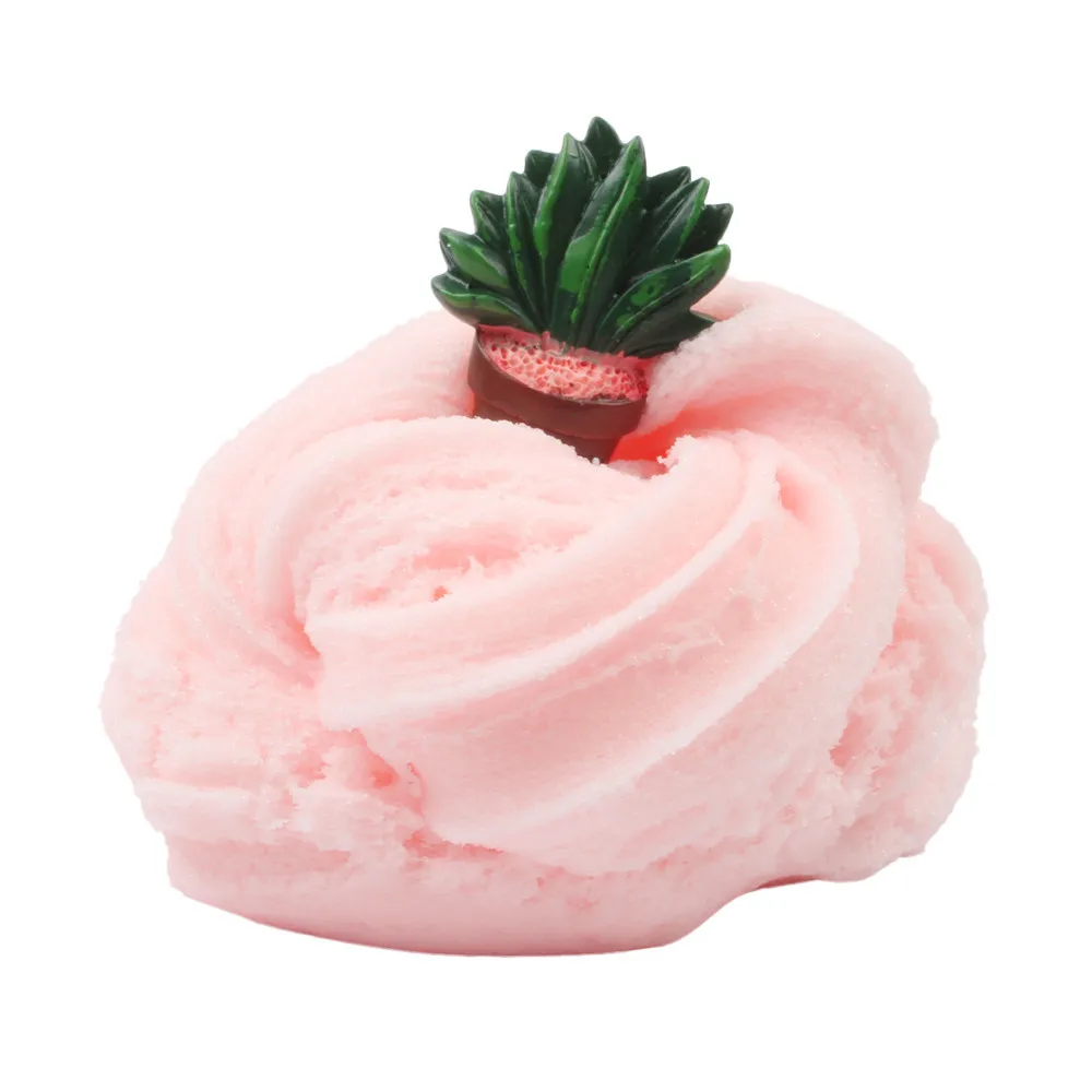 Colorful Mixing Cloud Cotton Candy Slime Fluffy Polymer Anti Stress Slime Sludge Cotton Mud Toy Toys For Children #A