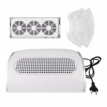 

Professional 1 Set Nail Vacuum Cleaner Nail Dryer Three Fans Powerful Manicure Salon Tools Nail Art Tools EU Plug