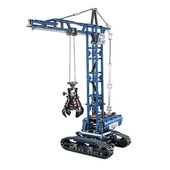 

Technic Kit 1401pcs Building Blocks Toys For Childrens Technic 42042 Bricks Crawler Crane Gifts