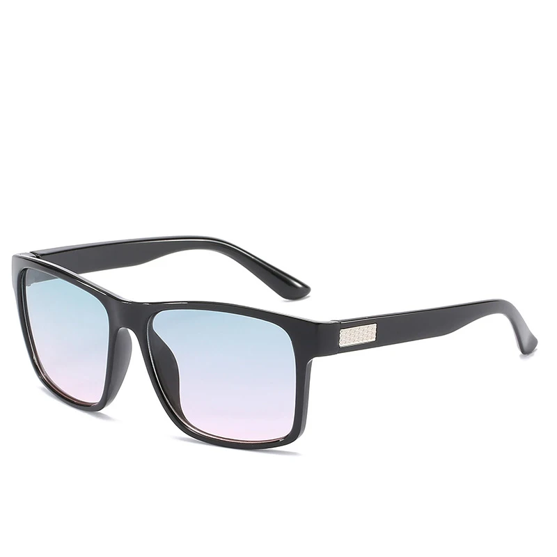 От 3 до 8 лет kinder zonnebril милые Квадратные Солнцезащитные очки для мальчиков и девочек UV400 крутые детские очки летние детские очки n589 - Цвет линз: blue pink