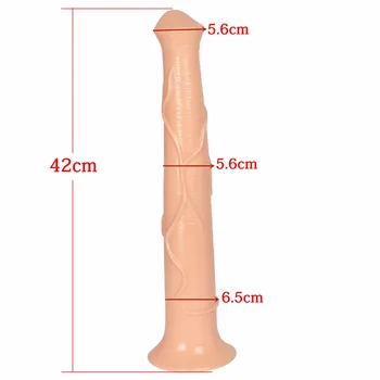 Huge Animal Horse Penis Silicone Long Realistic Dildo Sucker Cock Dick Anal Vagina Sex Toys for Women Lesbian Couples Men Gay 18 3