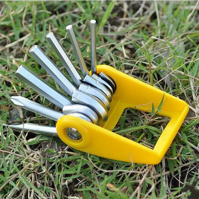 Многофункциональный набор инструментов отверток для ремонта велосипеда шестигранный ключ набор инструментов для ремонта велосипеда складной горный