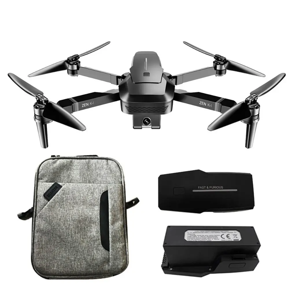 Дрон K1 gps RC с 4K HD двойной камерой управление жестами 5G Wifi FPV Бесщеточный двигатель полёт 2,4G Дрон