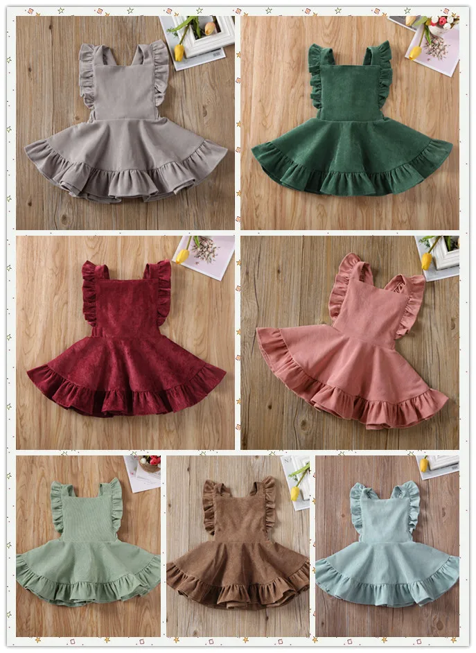 Новая популярная одежда для младенцев pudcoco, вельветовое платье лолиты для маленьких девочек вечерние платья принцессы с оборками, свадебные платья-пачки для девочек, одежда