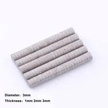 20/50/100pcs Dia 3mm SmCo Magnet High Temperature Resistant 350℃ Super Strong Magnet Thickness 1mm 2mm 3mm
