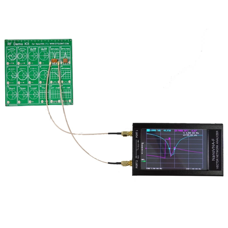 Радиочастотный демонстрационный комплект для нановны ВНА RF тестовая плата векторный сетевой тестовый фильтр/аттенюатор I4-002