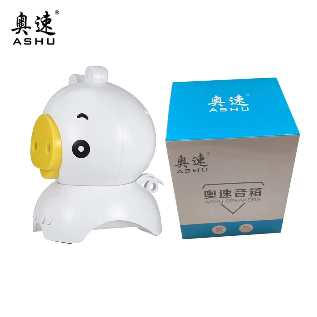Mini Bluetooth Speaker Cute Pig Animal Shape Wireless Speaker Handsfree Portable Loudspeaker Support TF Card Portable For Gift