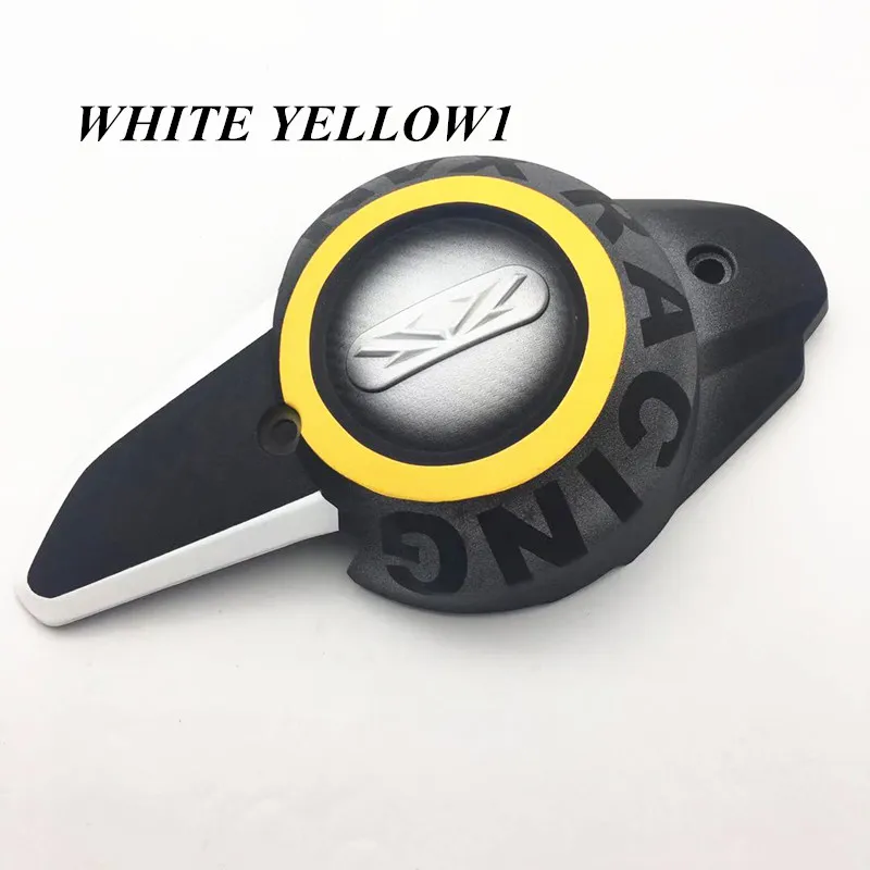 white yellow1 Модифицированный мотоциклетный NVX aerox защитный чехол для двигателя, чехол для двигателя, защитный чехол для yamaha NVX155 DGR155 L155 - Цвет: white yellow1