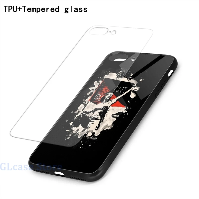 Женский отбеленный чехол для телефона с флагом анархии iPhone 12 Pro 11 X XR XS Max 8 7 6 6s Plus 5s