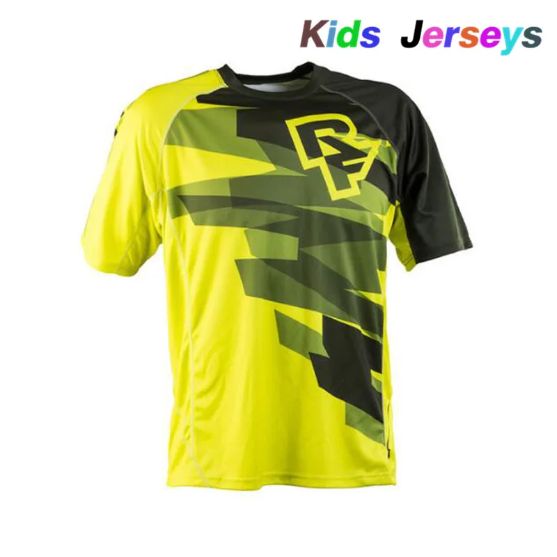 

2019 New Kids Short Sleeve Cycling Jersey Offroad Bicycle Jersey MTB Downhill Shirt Boys Breathable Mountain Bike Clothing