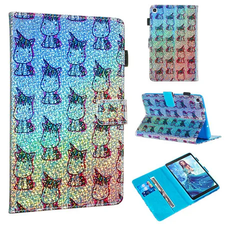 5 Чехол для Samsung Galaxy Tab A 8,0(S Pen) 8,0 SM-P200 P205 P207 чехол для планшета Красочные Пляжные чехлы с подставкой - Цвет: 5