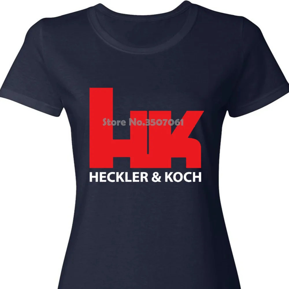 Свободная Hk-Heckler And Koch логотип 01 хлопковые толстовки и толстовки - Цвет: Women Navy