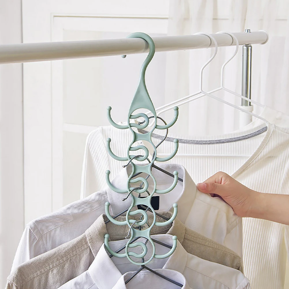 5 слоев Многофункциональная вешалка для одежды Scocks пояс держатель для хранения одежды Органайзер Шкаф Вешалка Органайзер Домашний для хранения