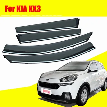

For KIA KX3 Car Sun Window Visor Rain Guard Vent Shade Accessories 4Pcs