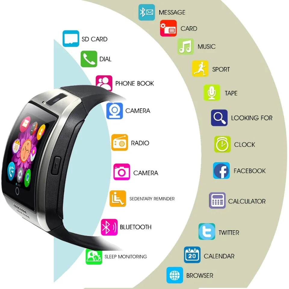 smartwatch with fb whatsapp