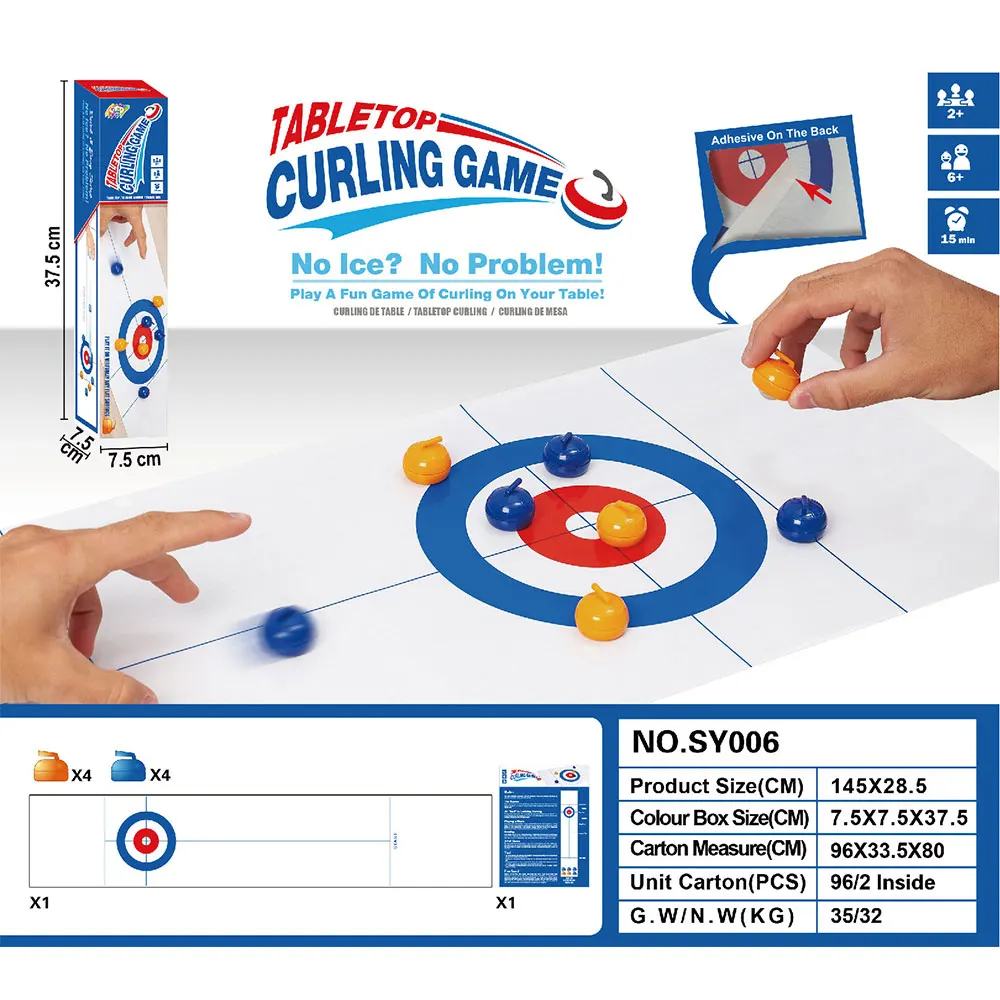 Table Curling Ball Bowling Indoor Leisure Toys Children's Educational Board Game Toys