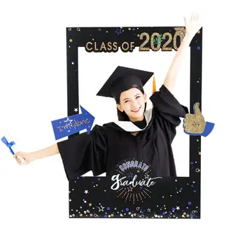 

2020 Graduation Decoration Photo Props Frame Congrats Grad Party Class of 2020 Photo Props Graduation Party Supplies