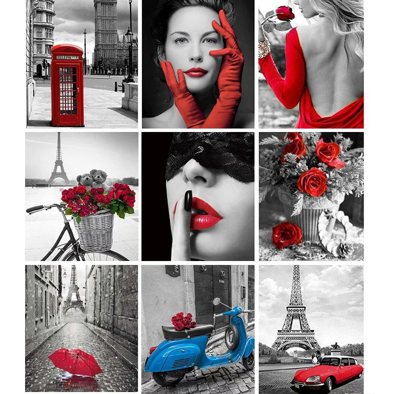 

5D DIY Diamond Painting Floral Pattern Rose Sexy lady Cross stitch Mosaic Picture Rhinestone Embroidery Home decor gift