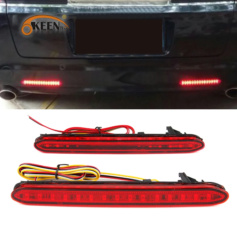 OKEEN 2 шт. Автомобильный светодиодный задний бампер отражатель света для Honda Odyssey 2007