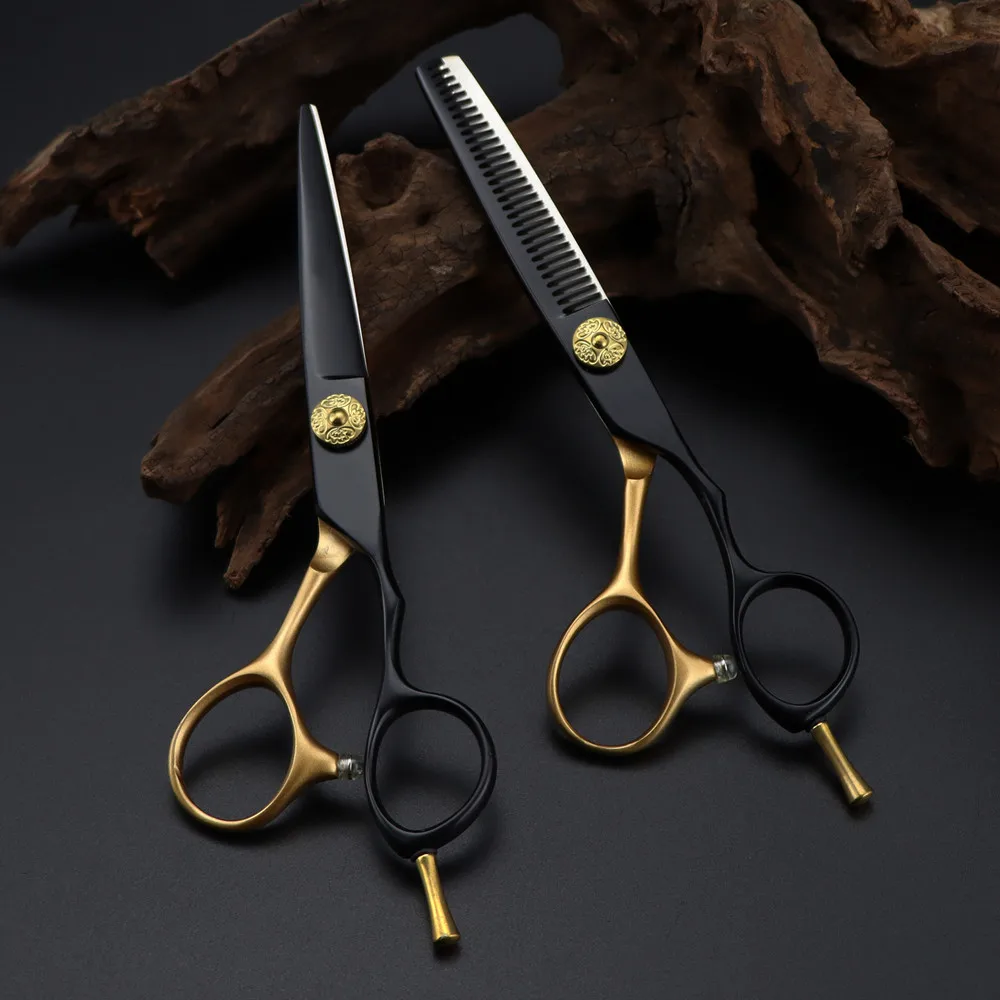 Rose Gold Hair Cutting Scissors Haircut Thinning Barber Cut Shears Tools Hairdresser Scissors