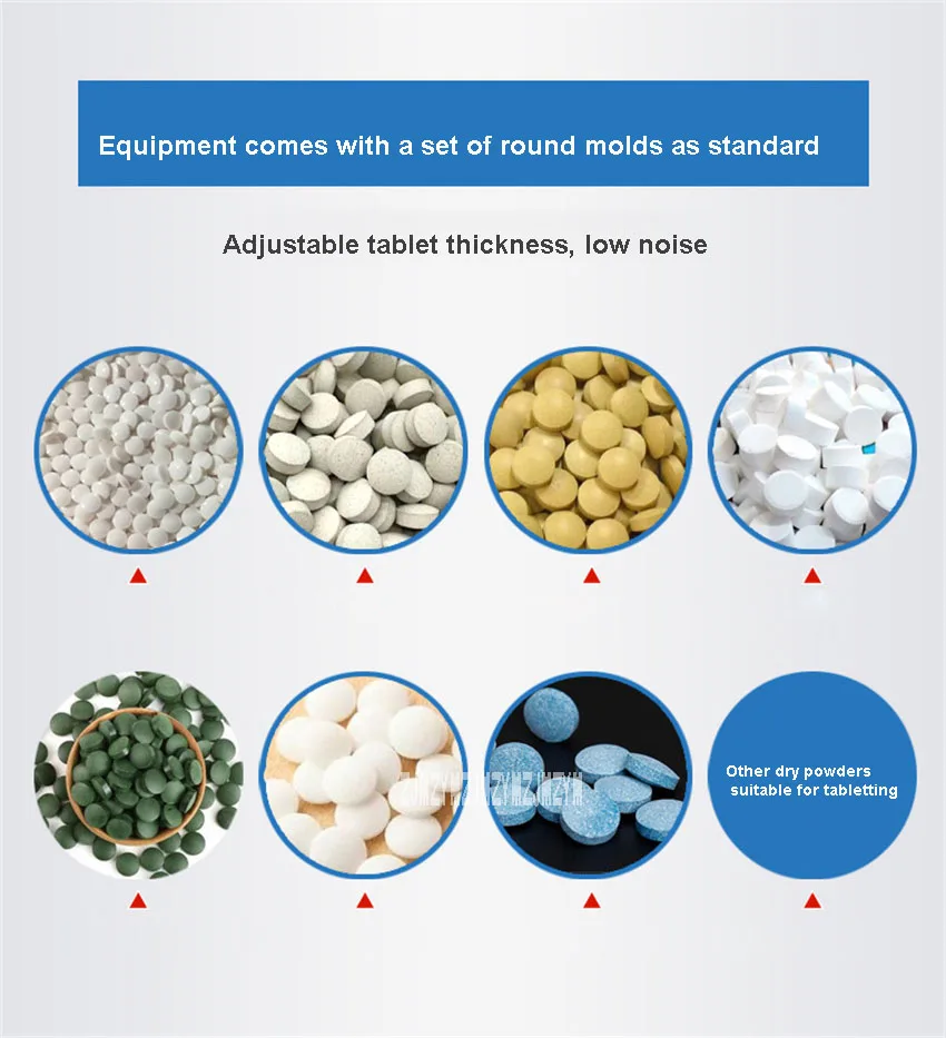 ZP-9A кнопочный ротационный пресс для таблеток, маленький ротационный пресс для таблеток из нержавеющей стали 110 В/220 В/380 в 0-16200 шт/ч 30 об/мин