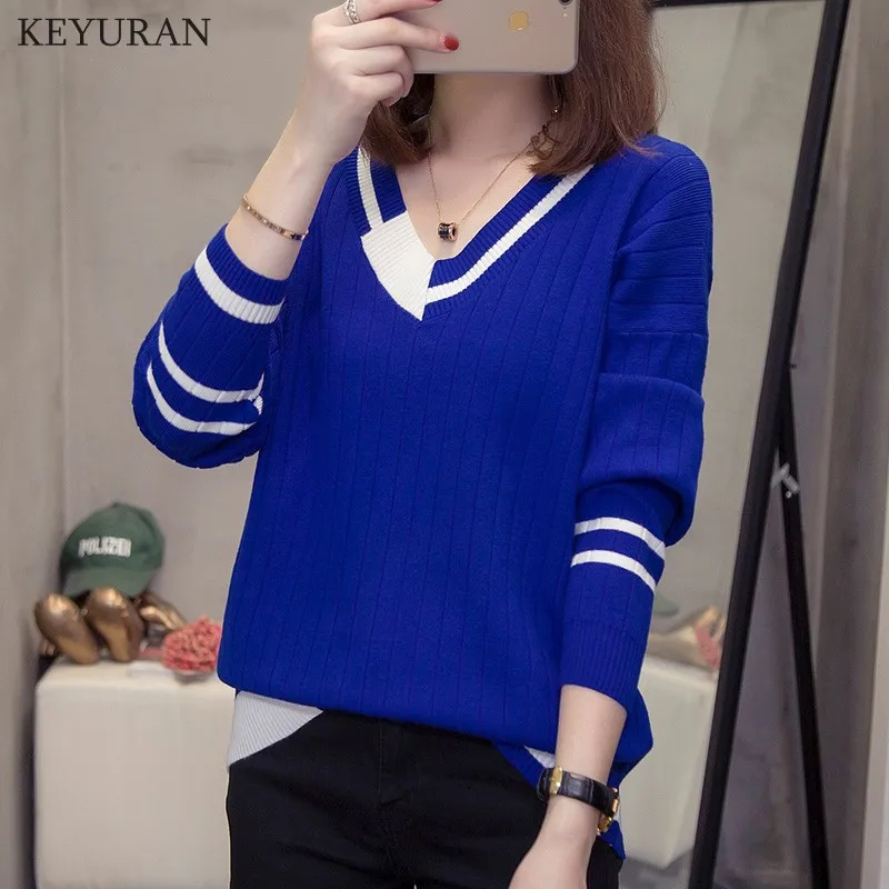 

Oversized Sweater 4XL Female 2019 Fall Winter Pullover Solid Knitted Loose Sweaters Knitted Tops for Women Plus Size L3785
