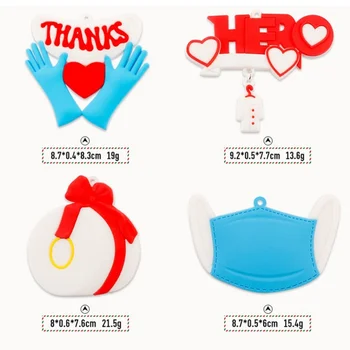 

2020 PVC Christmas Tree Hanging Ornament Masks Toilet Paper Ornaments Survivor Hero Christmas Decorating Kit Creative Gift