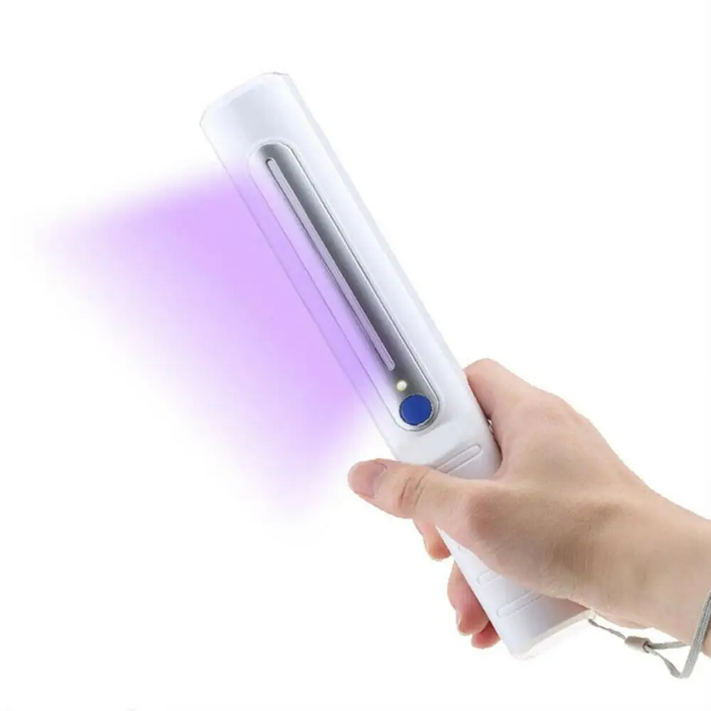 

Led Uv Disinfection Lamp 5V Battery Charging Lightweight Hand-Held Portable Uvc Sterilizer Light Tube 1 Set