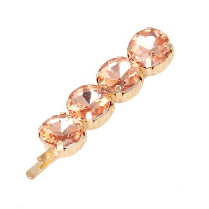 LightPink Модная жемчужная заколка для волос для женщин, элегантный корейский дизайн, стразы, заколка-палочка, Шпилька для волос, аксессуары для укладки волос - Окраска металла: LightPink