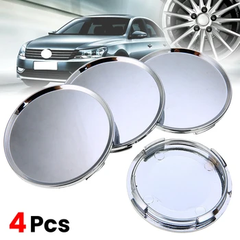 

4pcs/set 63mm Universal Car Vehicle Wheel Silver Center Hub Cap Cover Auto Wheel Hub Cover Accessories