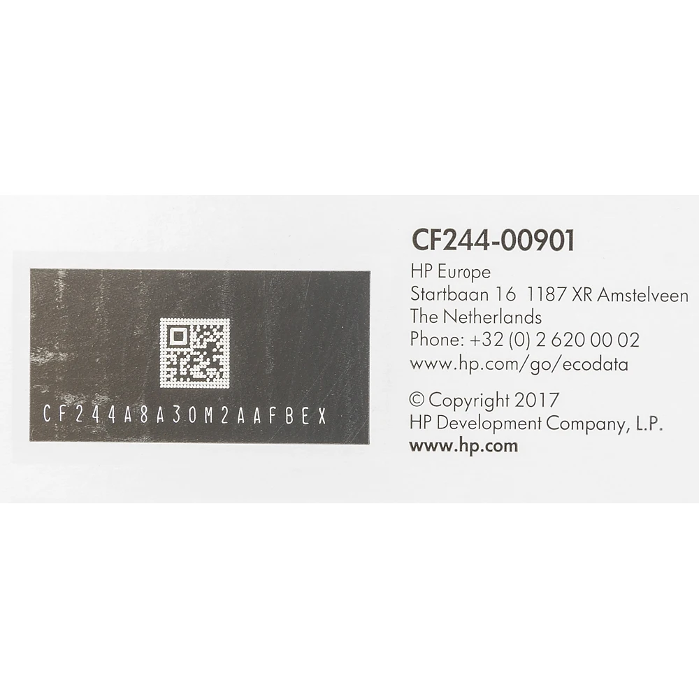 Картридж лазерный HP 44A CF244A черный(1000стр.) для HP LJ Pro MFP M28a