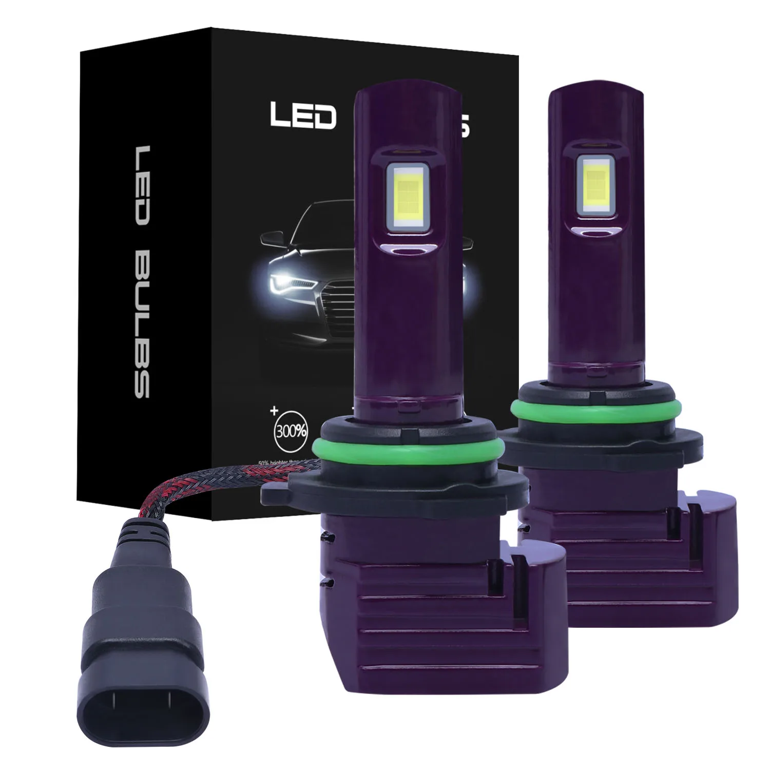 2* мини 9-36V 2.8A-0.73A светодиодный головной светильник XHL35070 одиночный светильник для автомобиля