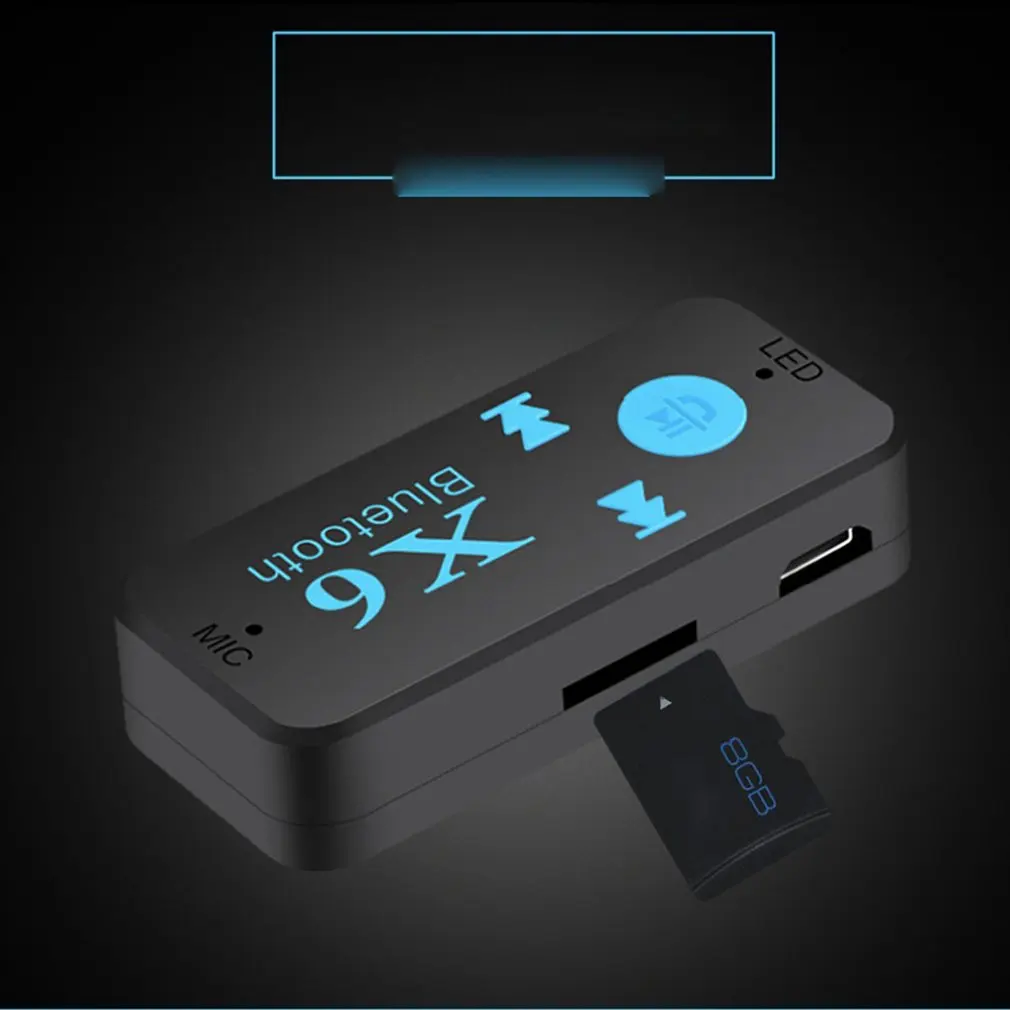 Портативный мини аудиоприемник Bluetooth 5 0 3 мм HIFI AUX Стерео для ТВ ПК беспроводной
