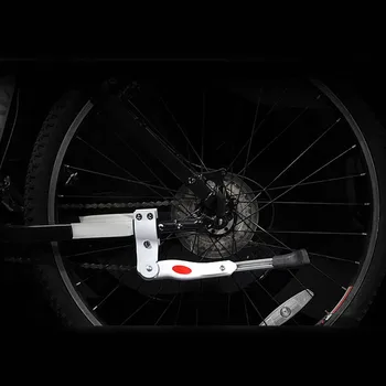 

2 Colors Heavy Duty Adjustable Durable Mountain Bike Parking Rack Foot Brace Bicycle Parts Cycle Prop Side Rear Kick Stand