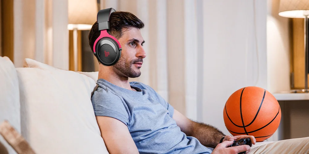 Tronsmart Shadow 2.4G Wireless Gaming Headset 12-Hour Play Time for PS5, PS4, PC, PS4 Pro, Mac, Switch, Xbox One (1)