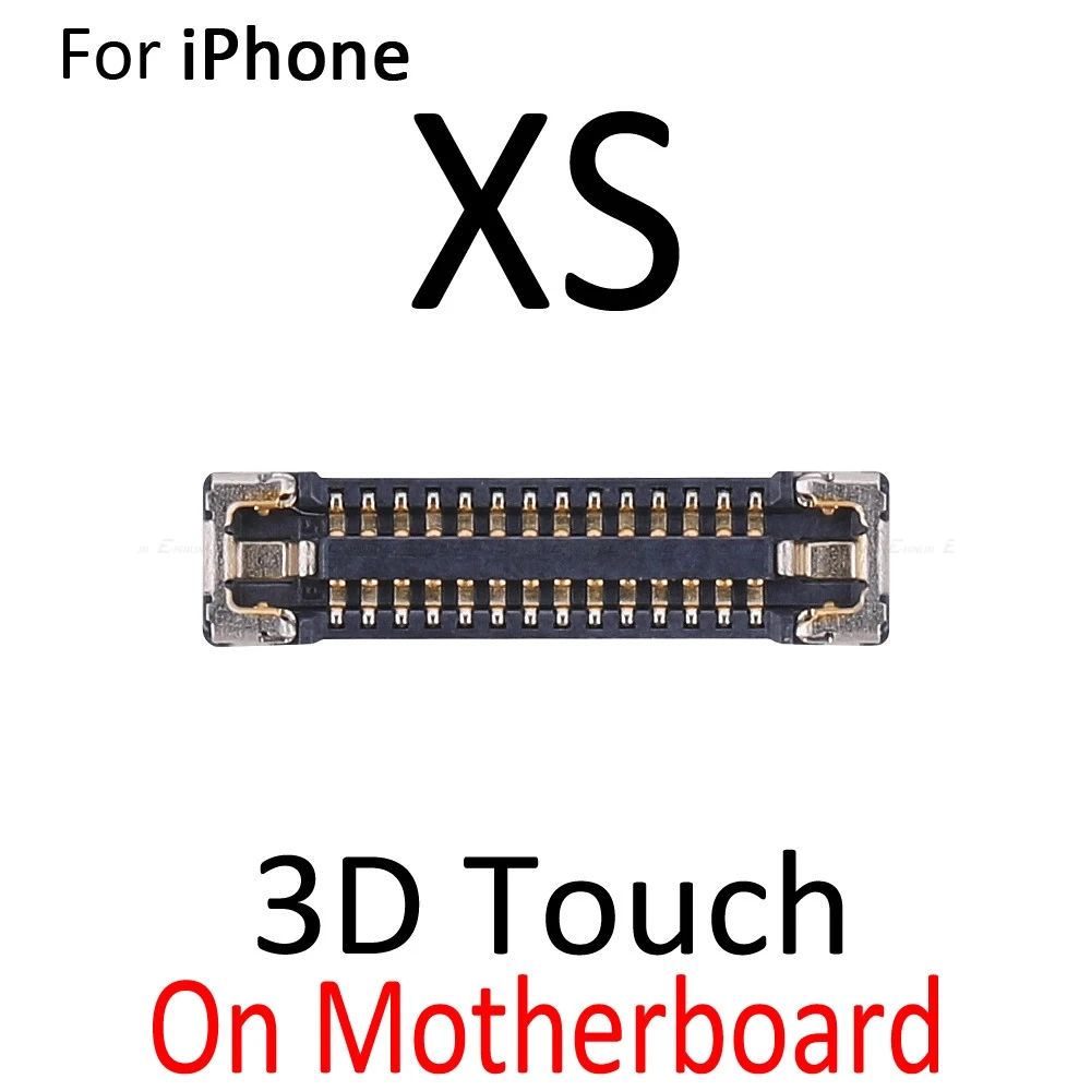 2 шт. Главная Кнопка отпечатков пальцев разъем для iPhone 6S 7 8 Plus X XS Max 3D Touch FPC разъем на гибкий кабель материнской платы - Цвет: On Board XS