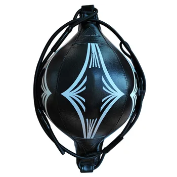

Boxing Speed Ball Raising Reaction Bodybuilding Hanging Fitness Equipment Exercise Punch Bag Gym Adults PU Leather Workout