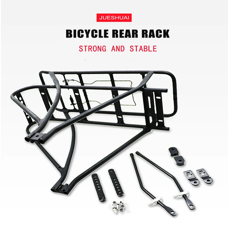 E велосипедные стеллажи для багажа Parrilla Bagageiro Bicicleta E-Bike Задняя стойка для велосипеда черная посылка аксессуары для электровелосипедов запчасти