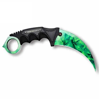 

CS GO Karambit Knife Graphics Car Stickers Color Fashion Laptop SUV JDM Camper Waterproof Vinyl Decals Car Accessories KK13*13cm