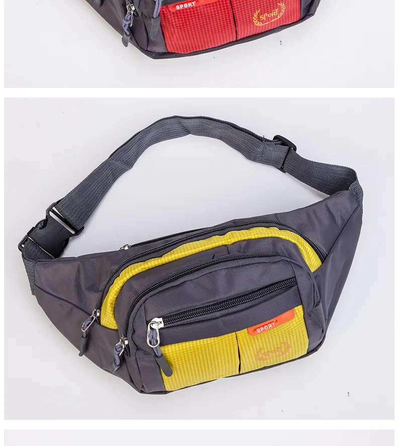 Wallet Factory Wholesale Running Mobile Phone Waterproof Waist Bag Nylon Outdoor Purse Men And Women Sports Waist Pack