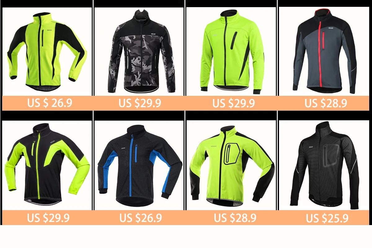 ARSUXEO, Мужская зимняя теплая куртка для велоспорта, ветрозащитная водонепроницаемая куртка для горного велосипеда, теплая куртка для велоспорта, спортивная куртка, отражатель 17n