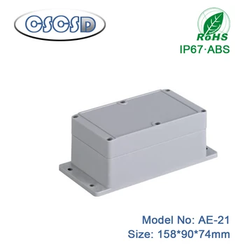 

1pcs/lot 158*90*74mm waterproof wall mounting plastic abs enclosures plastic box enclosure electronic